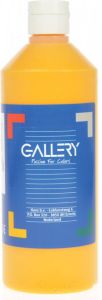Gallery plakkaatverf flacon van 500 ml donkergeel