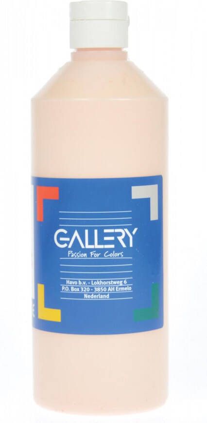 Gallery plakkaatverf flacon van 500 ml huidskleur