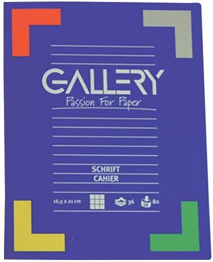 OfficeTown Gallery schrift ft 16 5 x 21 cm gelijnd 72 bladzijden - Foto 2