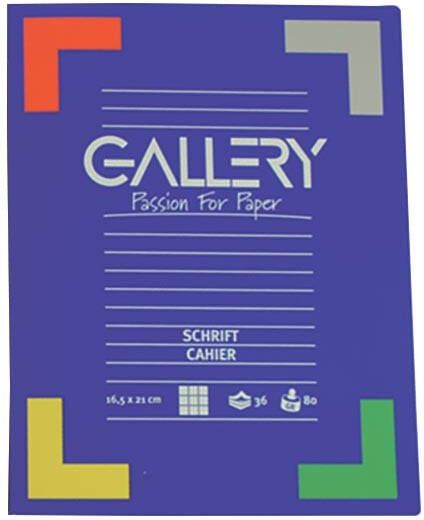 OfficeTown Gallery schrift ft 16 5 x 21 cm geruit 5 mm 72 bladzijden - Foto 2