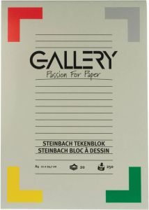 Gallery Steinbach tekenblok gekorreld ft 21 x 29 7 cm (A4) 250 g m² blok van 20 vel