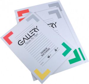 Gallery tekenblok ft 24 x 32 cm extra zwaar houtvrij papier 190 g mÃÂ² blok van 20 vel