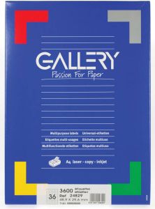 Gallery witte etiketten ft 48 9 x 29 6 mm (b x h) rechte hoeken doos van 3.600 etiketten