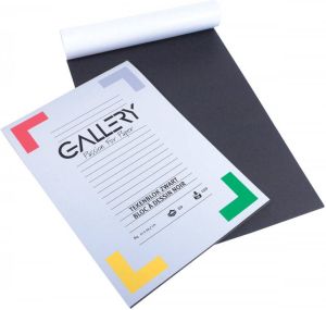 Gallery zwart tekenpapier ft 21 x 29 7 cm A4 120 g mÂ² 20 vel