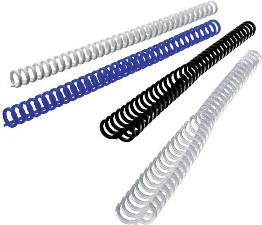 GBC ClickBind bindruggen doos van 50 stuks 8 mm zwart