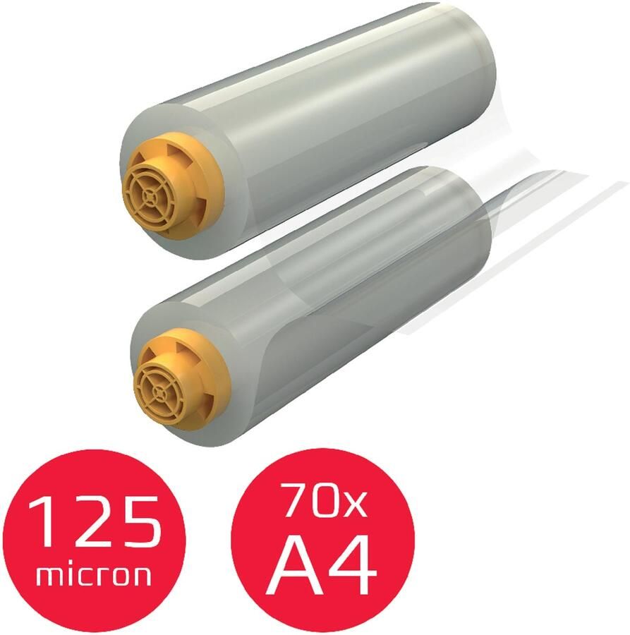 GBC hervulbare lamineerrol Velocity 125 micron glanzend