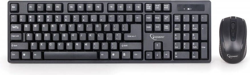 Gembird draadloze toetsenbord en muis qwerty