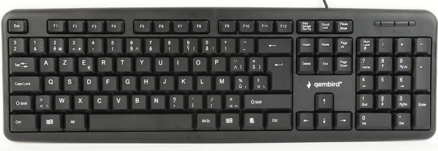 Gembird standaard toetsenbord AZERTY