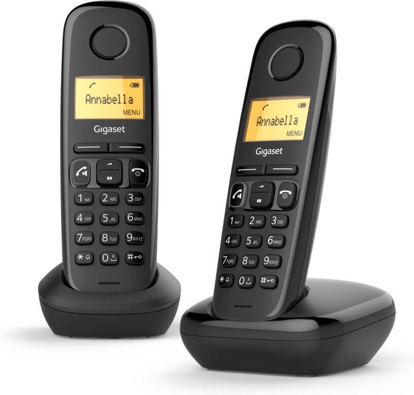 Gigaset A270 Duo DECT draadloze telefoon met extra handset zwart