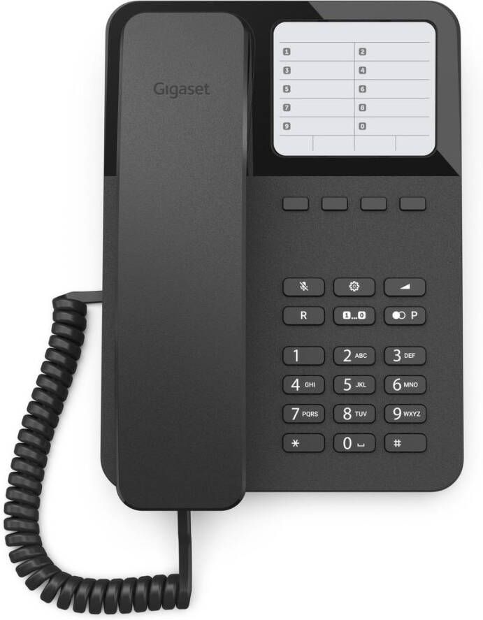 Gigaset DESK400 vaste telefoon zwart