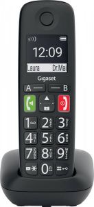 Gigaset E290 draadloze telefoon grote toetsen zwart