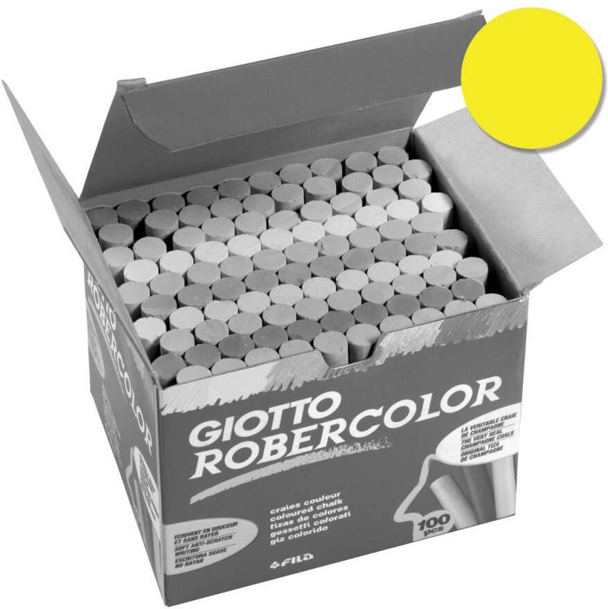 Giotto krijt Robercolor geel