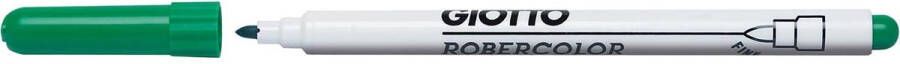 Giotto Robercolor whiteboardmarker fijn ronde punt groen 12 stuks