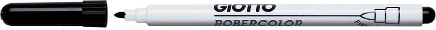 Giotto Robercolor whiteboardmarker fijn ronde punt zwart