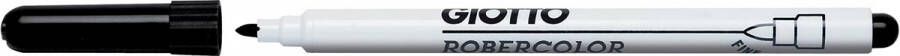 Giotto Robercolor whiteboardmarker fijn ronde punt zwart