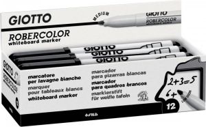 Giotto Robercolor whiteboardmarker medium ronde punt zwart