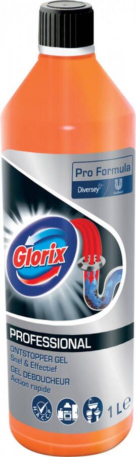 Glorix Afvoerontstopper Professional gel 1l
