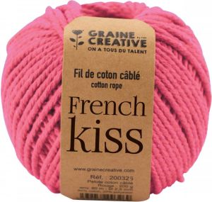 Graine Creative Graine CrÃ©ative MacramÃ© touw ft 2 5 mm x 80 m roze