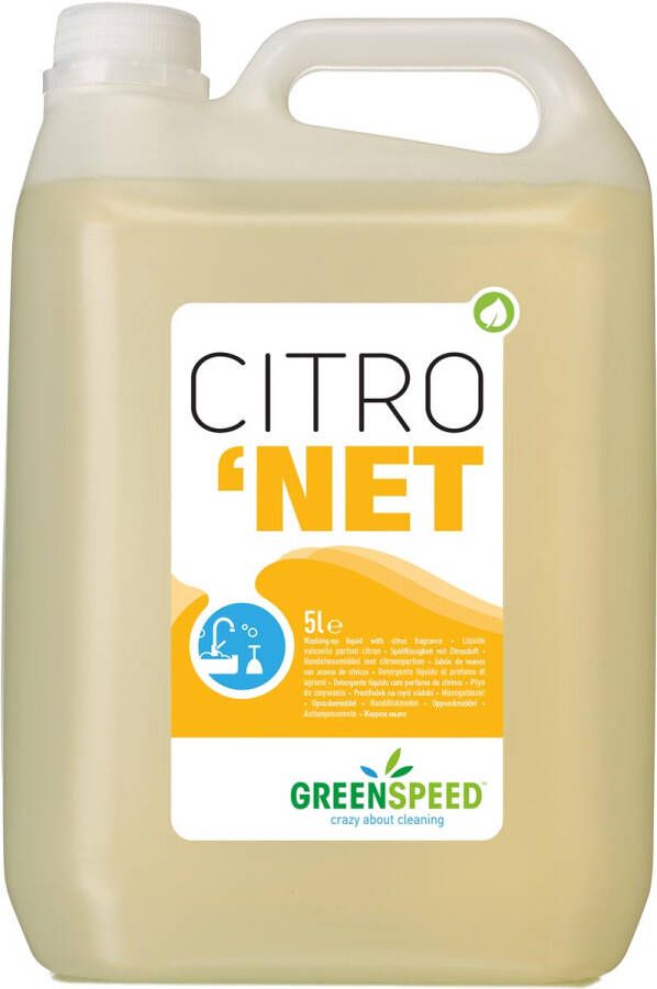 Greenspeed Citronet handafwasmiddel flacon van 5 l