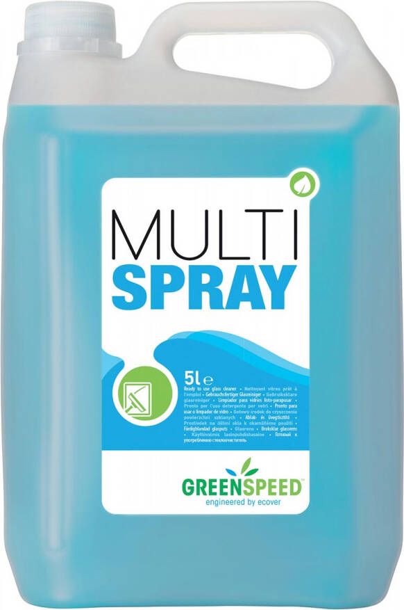 Greenspeed glas- en allesreiniger Multi Spray citrusgeur flacon van 5 liter