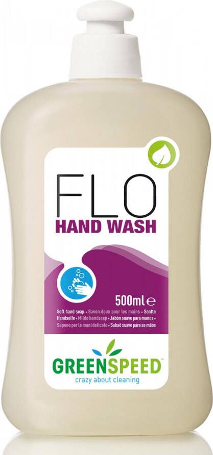 Greenspeed handzeep Flo voor frequent gebruik bloemenparfum flacon van 500 ml