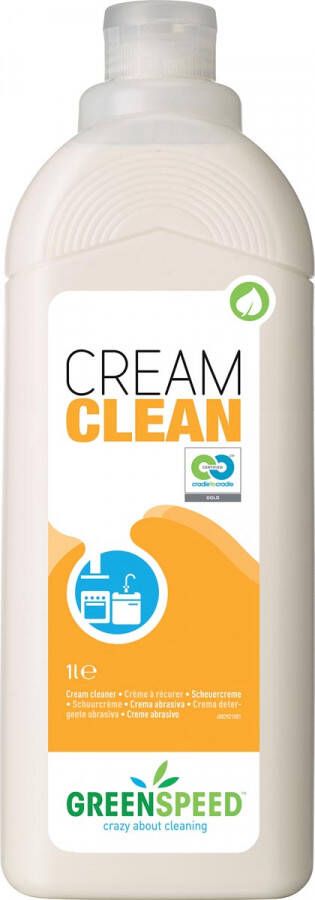 Greenspeed schuurcrème Cream Clean geurloos flacon van 1l