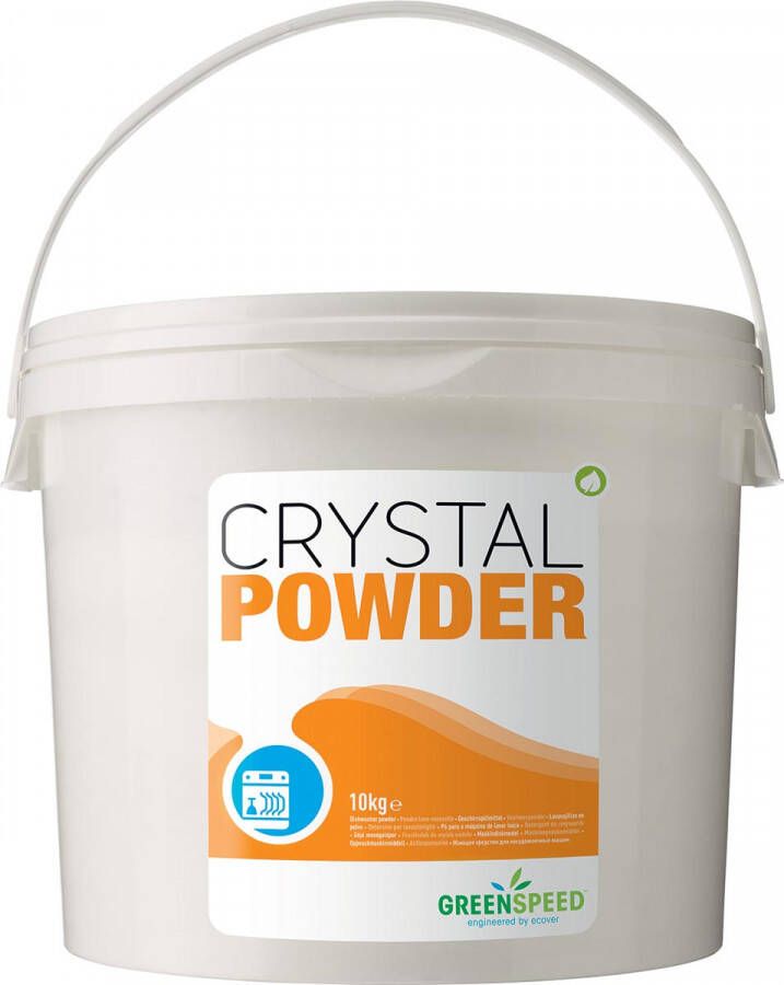 Greenspeed vaatwaspoeder Crystal Powder emmer van 10 kg