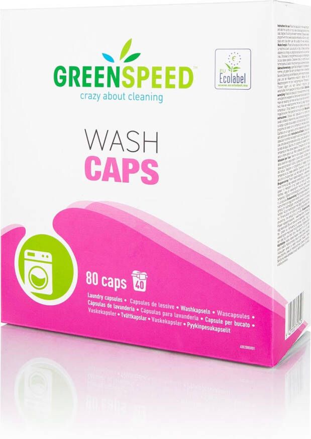 Greenspeed Wash Caps wasmiddel pak van 80 capsules