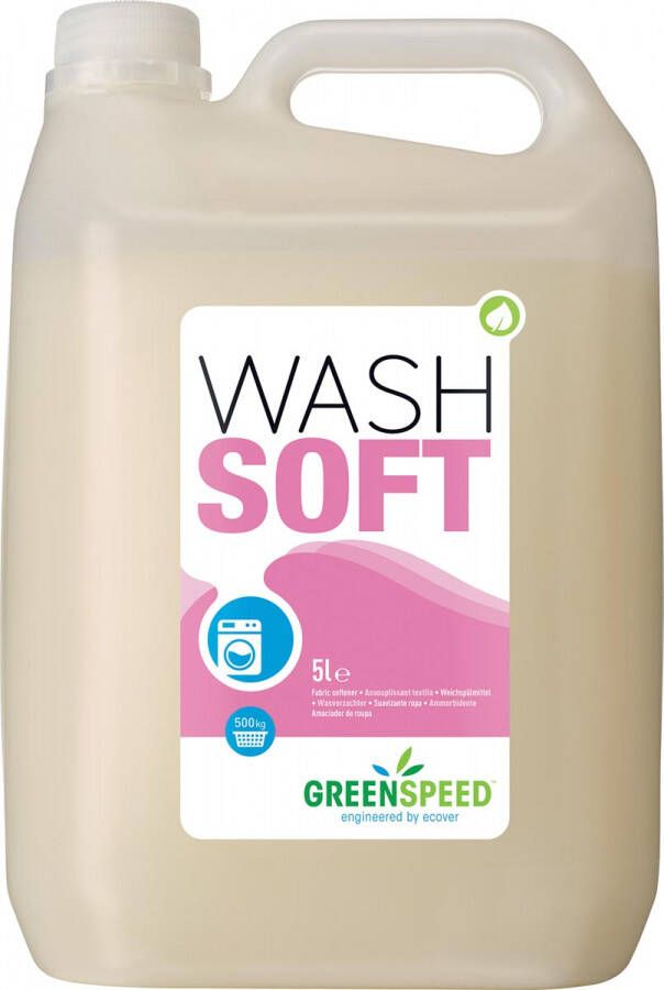 Greenspeed wasverzachter Wash Soft 166 wasbeurten flacon van 5 liter