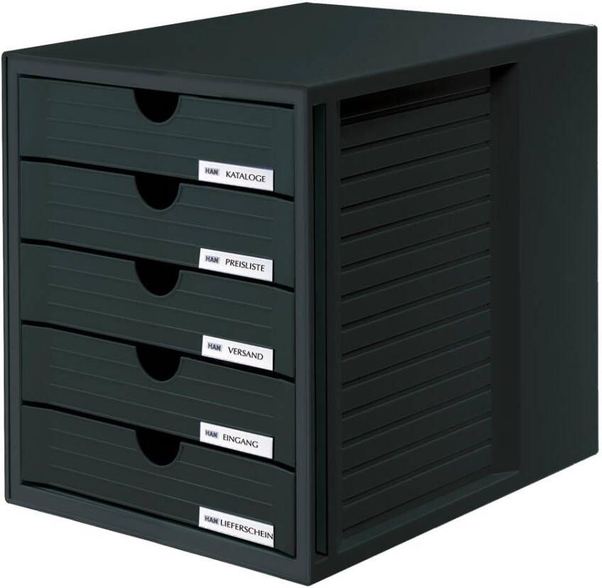 Han Ladenbox 1450 5 gesloten laden zwart