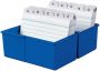 Han Kaartenbak breed A7 kunststof blauw - Thumbnail 1