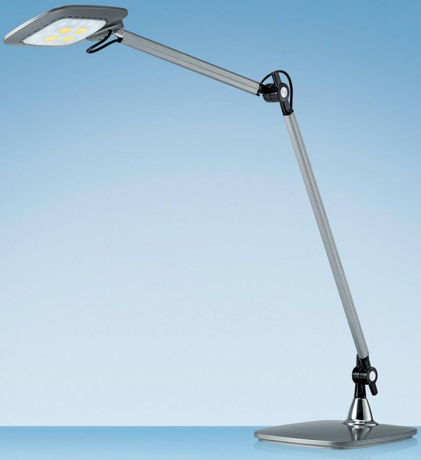 Hansa bureaulamp E-Motion LED-lamp zilver