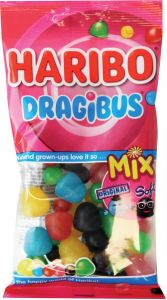Haribo snoep dragibus Duomix zak van 130 g