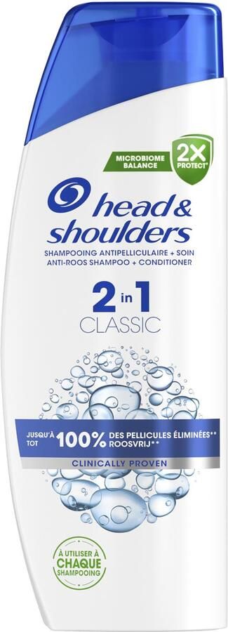 Head & Shoulders 2 in 1 Classic shampoo fles van 300 ml