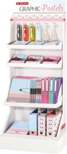 Herlitz Pelikan Graphic Pastels display assortiment met 95 stuks