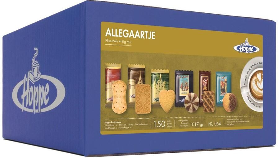 Hoppe koekjes Allegaartje doos van 150 stuks