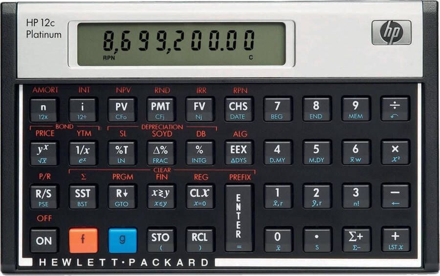 Hp financiële rekenmachine 12C Platinum