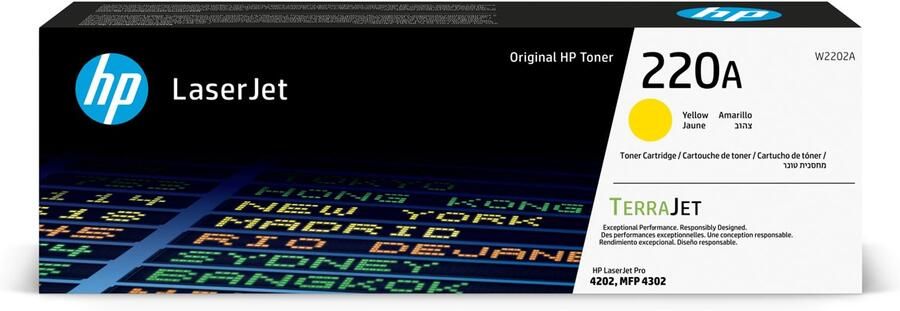 Hp toner 220A 1.800 pagina&apos;s OEM W2202A geel