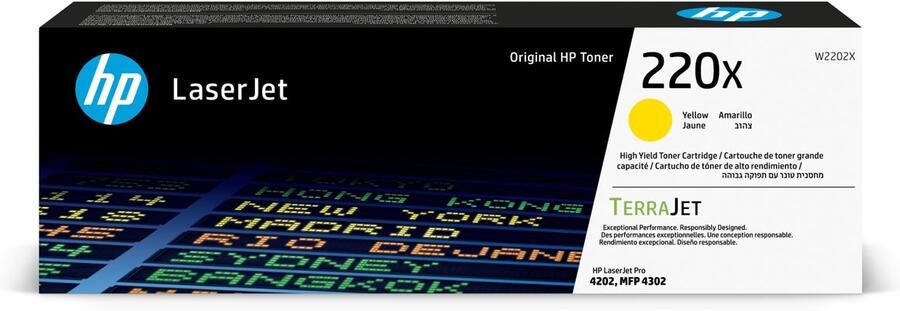 Hp toner 220X 5.500 pagina&apos;s OEM W2202X geel