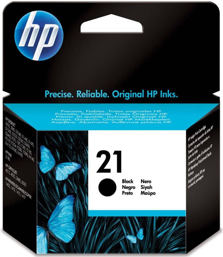Hp inktcartridge 21 190 pagina&apos;s OEM C9351AE zwart
