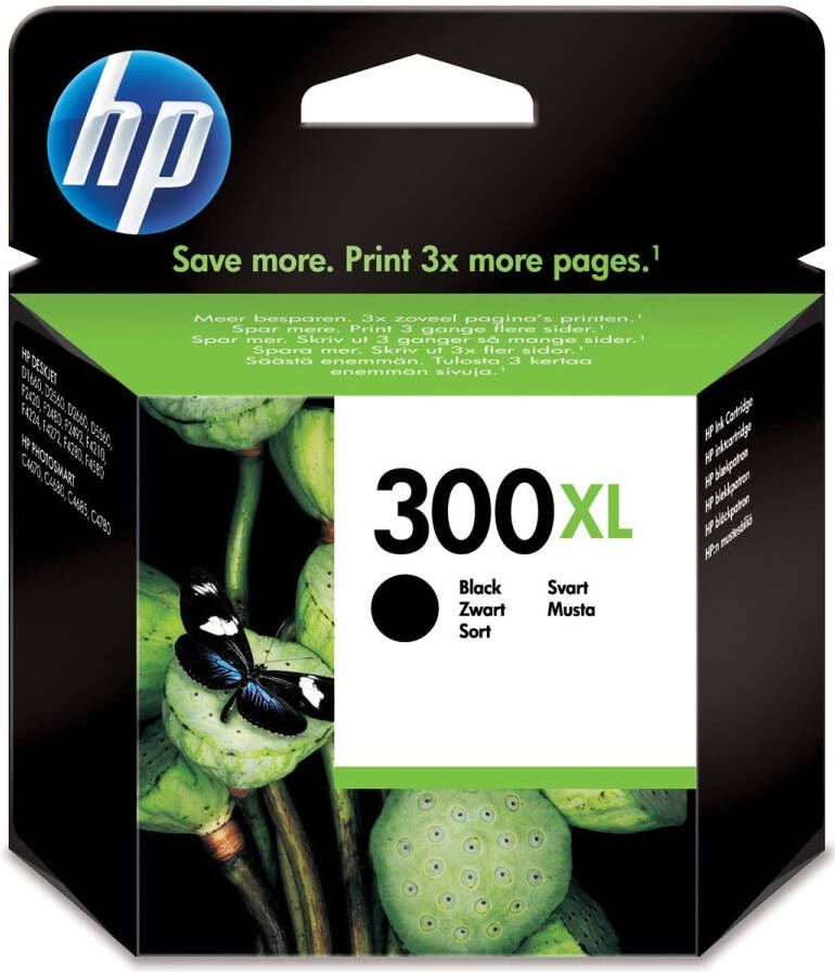 Hp inktcartridge 300XL 600 pagina&apos;s OEM CC641EE zwart