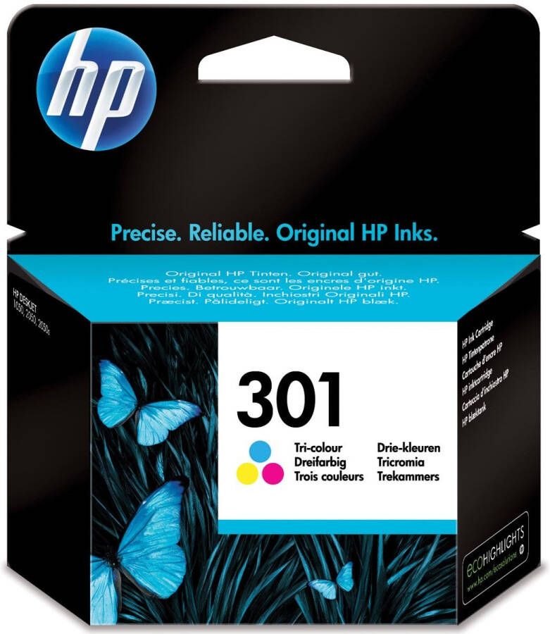 Hp inktcartridge 301 165 pagina&apos;s OEM CH562EE 3 kleuren