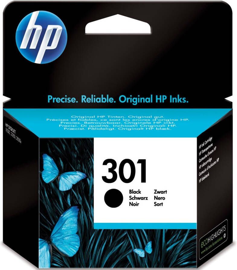 Hp inktcartridge 301 190 pagina&apos;s OEM CH561EE zwart