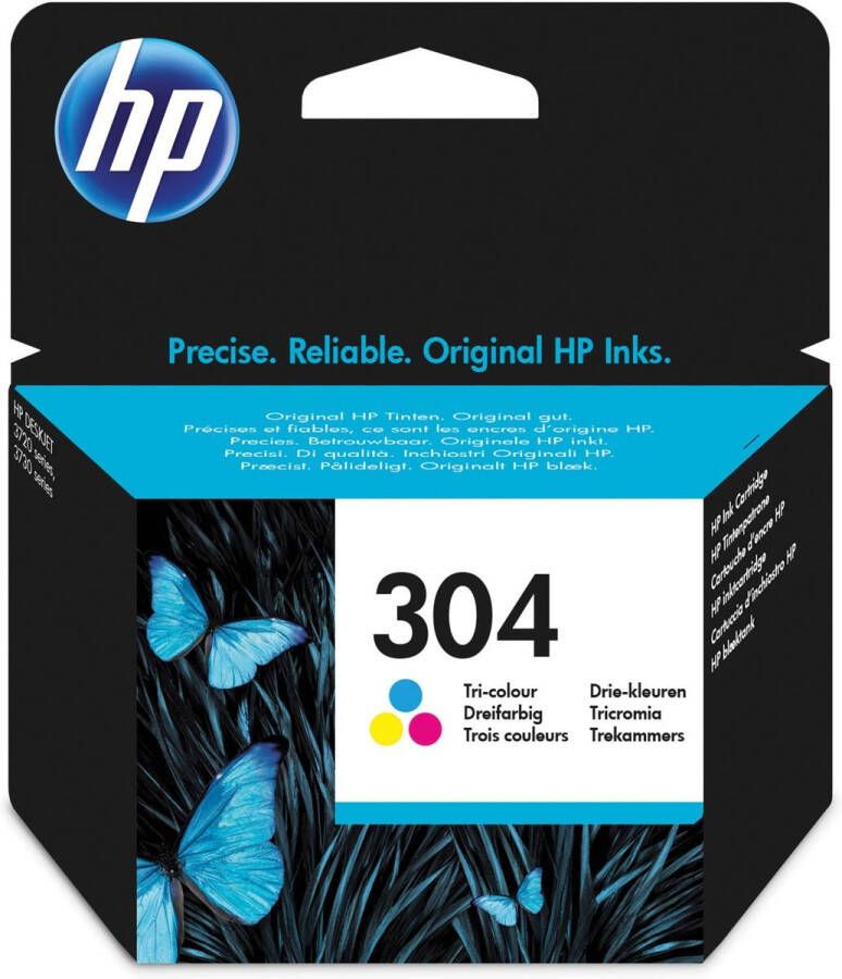 Hp inktcartridge 304 100 pagina&apos;s OEM N9K05AE 3 kleuren