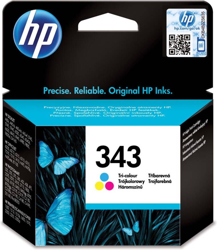 Hp inktcartridge 343 330 pagina&apos;s OEM C8766EE 3 kleuren