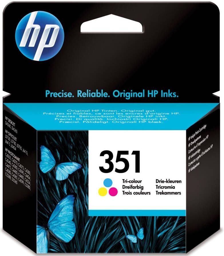 Hp inktcartridge 351 170 pagina&apos;s OEM CB337EE 3 kleuren