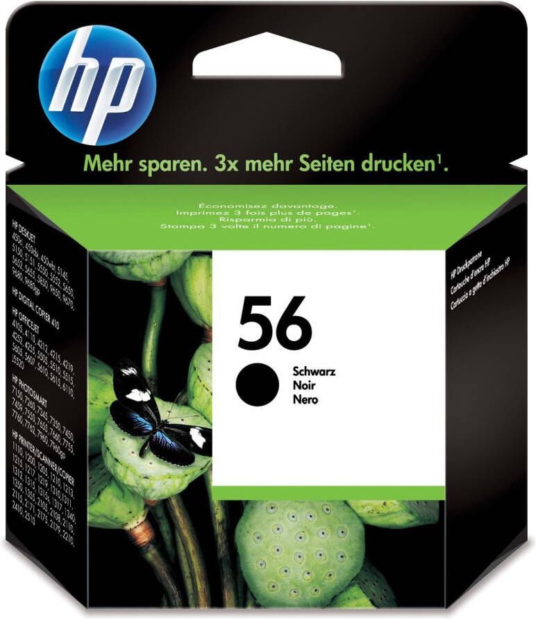 Hp inktcartridge 56 520 pagina&apos;s OEM C6656AE zwart
