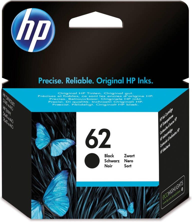 Hp inktcartridge 62 200 pagina&apos;s OEM C2P04AE zwart