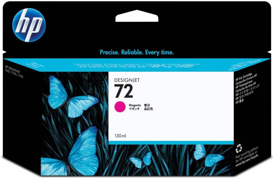 Hp inktcartridge 72 130 ml OEM C9372A magenta