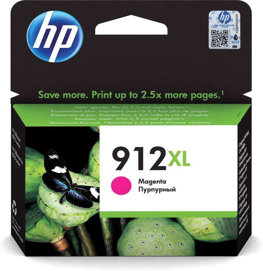 Hp inktcartridge 912XL 825 pagina&apos;s OEM 3YL82AE#BGX magenta